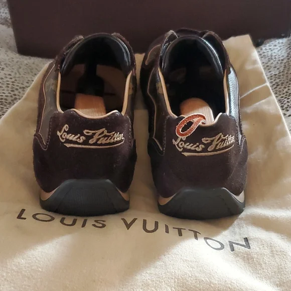 Louis Vuitton brown Suede Monogram energie sneaker full set - Picture 4 of 4